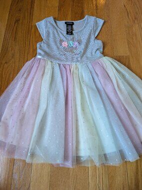 Zunie Unicorn Dress (Size 4T)